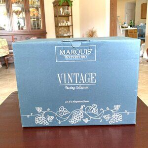 NIB Set of 2 Marquis Waterford Vintage Tasting Collection Margarita Glasses